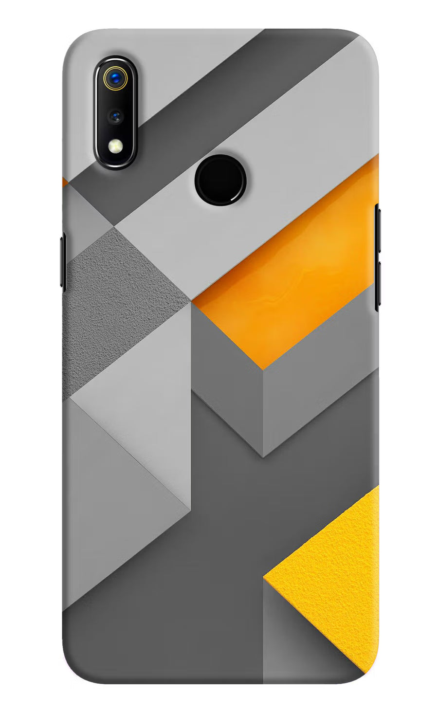 Abstract Realme 3 Back Cover, Hard case