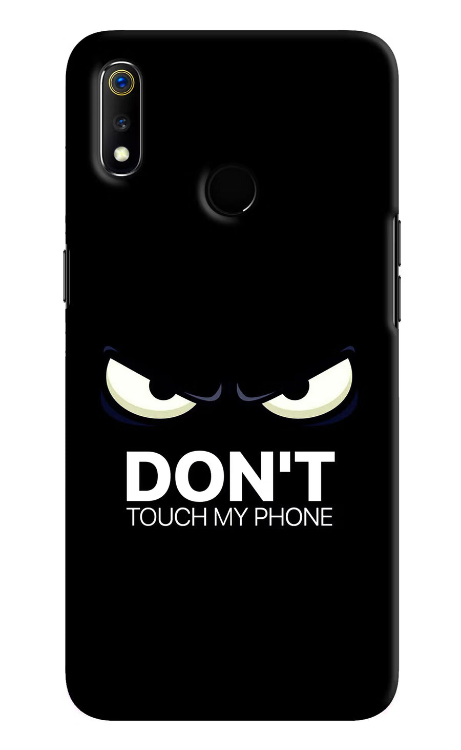Don'T Touch My Phone Realme 3 Back Cover, Hard case