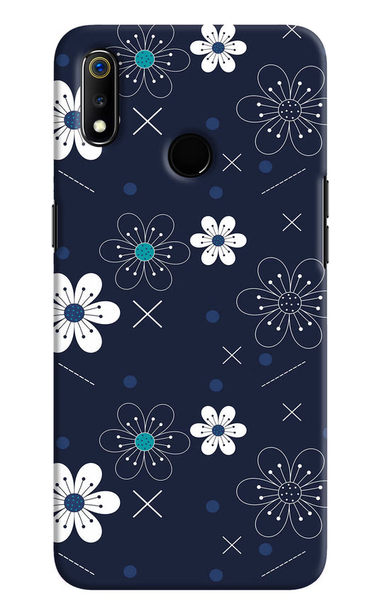 Flowers Realme 3 Hard Case Back Cover by Casekaro