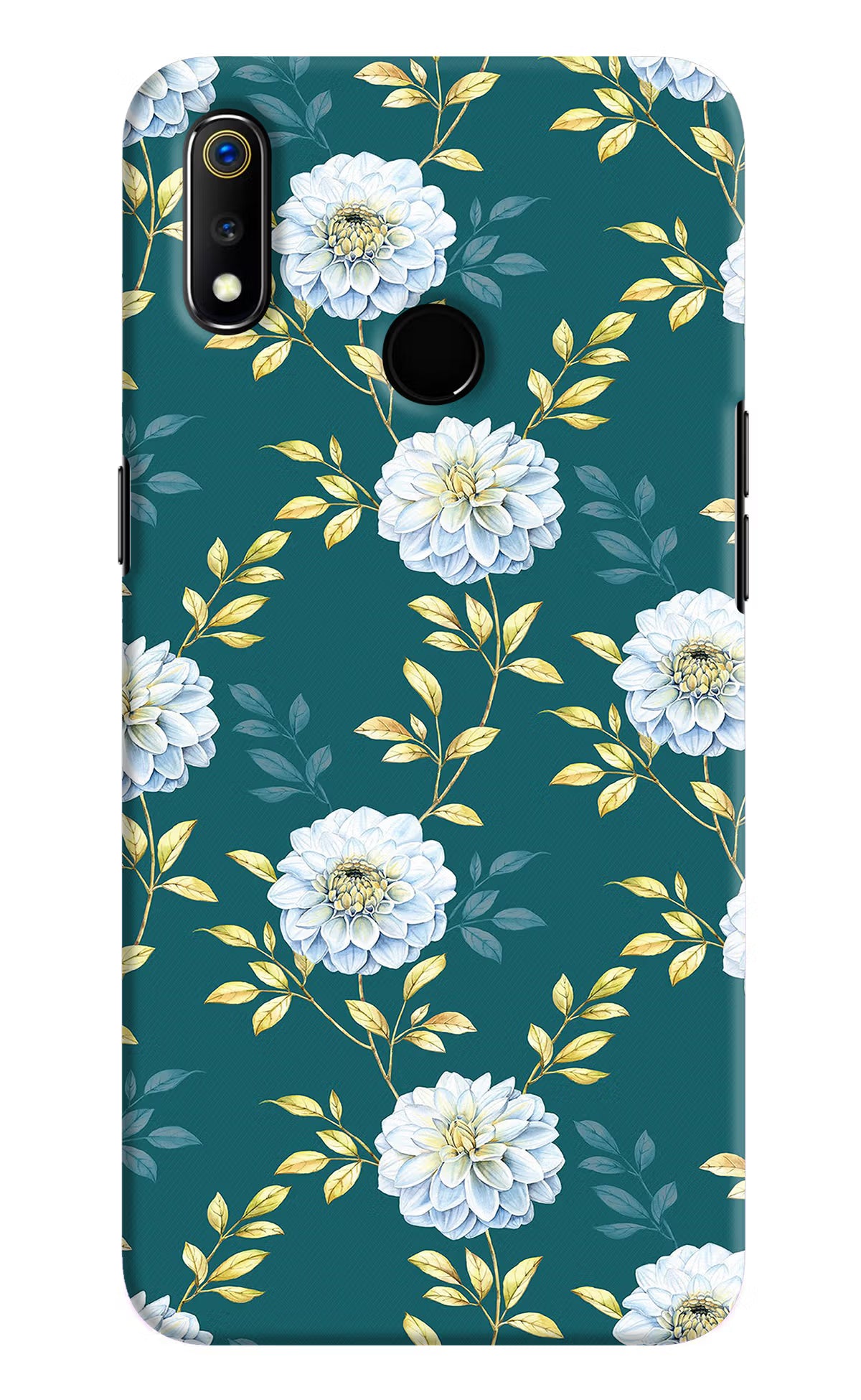 Flowers Realme 3 Hard Case Back Cover by Casekaro