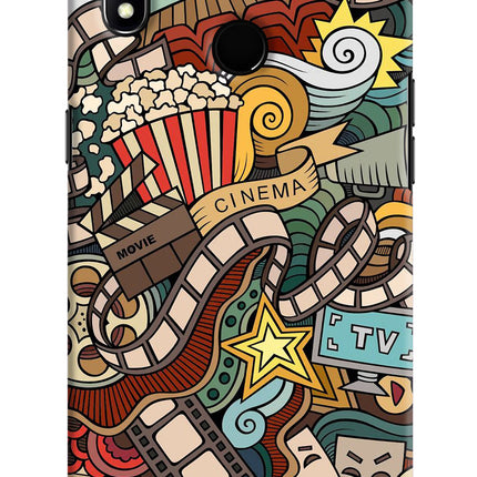 Cinema Abstract Realme 3 Hard Case Back Cover by Casekaro