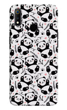 Cute Panda Realme 3 Hard Case Back Cover by Casekaro