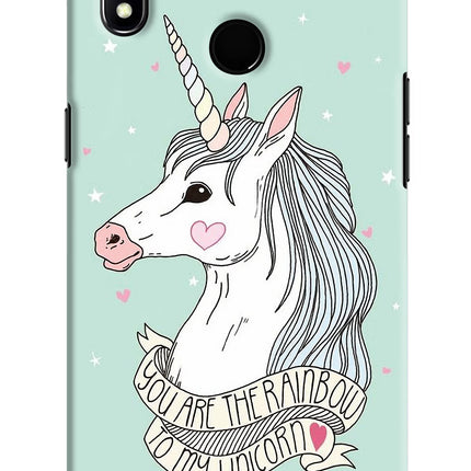 Unicorn Wallpaper Realme 3 Hard Case Back Cover by Casekaro