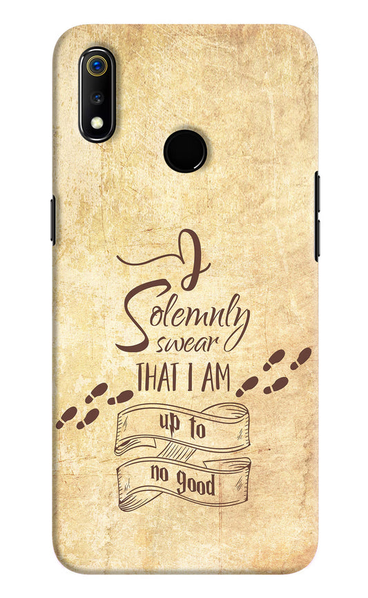 I Solemnly swear that i up to no good Realme 3 Hard Case Back Cover by Casekaro