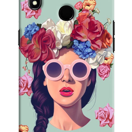 Pretty Girl Realme 3 Hard Case Back Cover by Casekaro