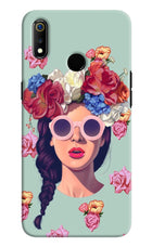 Pretty Girl Realme 3 Hard Case Back Cover by Casekaro