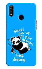 Keep Sleeping Realme 3 Hard Case Back Cover by Casekaro