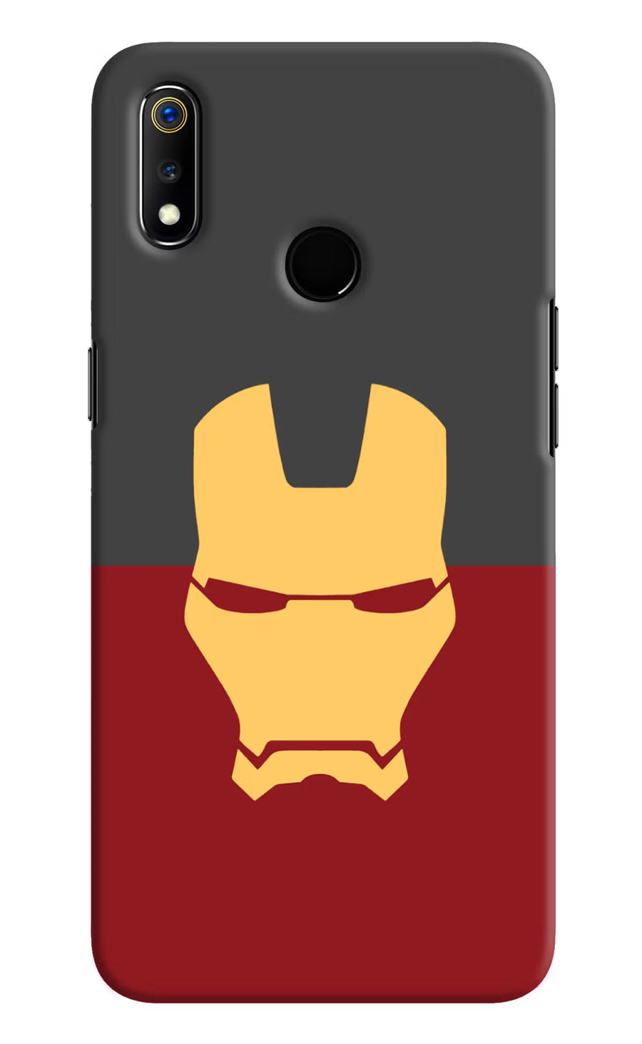 Ironman Realme 3 Back Cover, Hard case