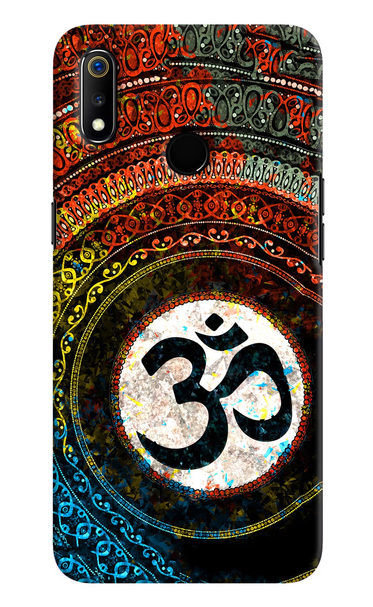 Om Cultural Realme 3 Hard Case Back Cover by Casekaro