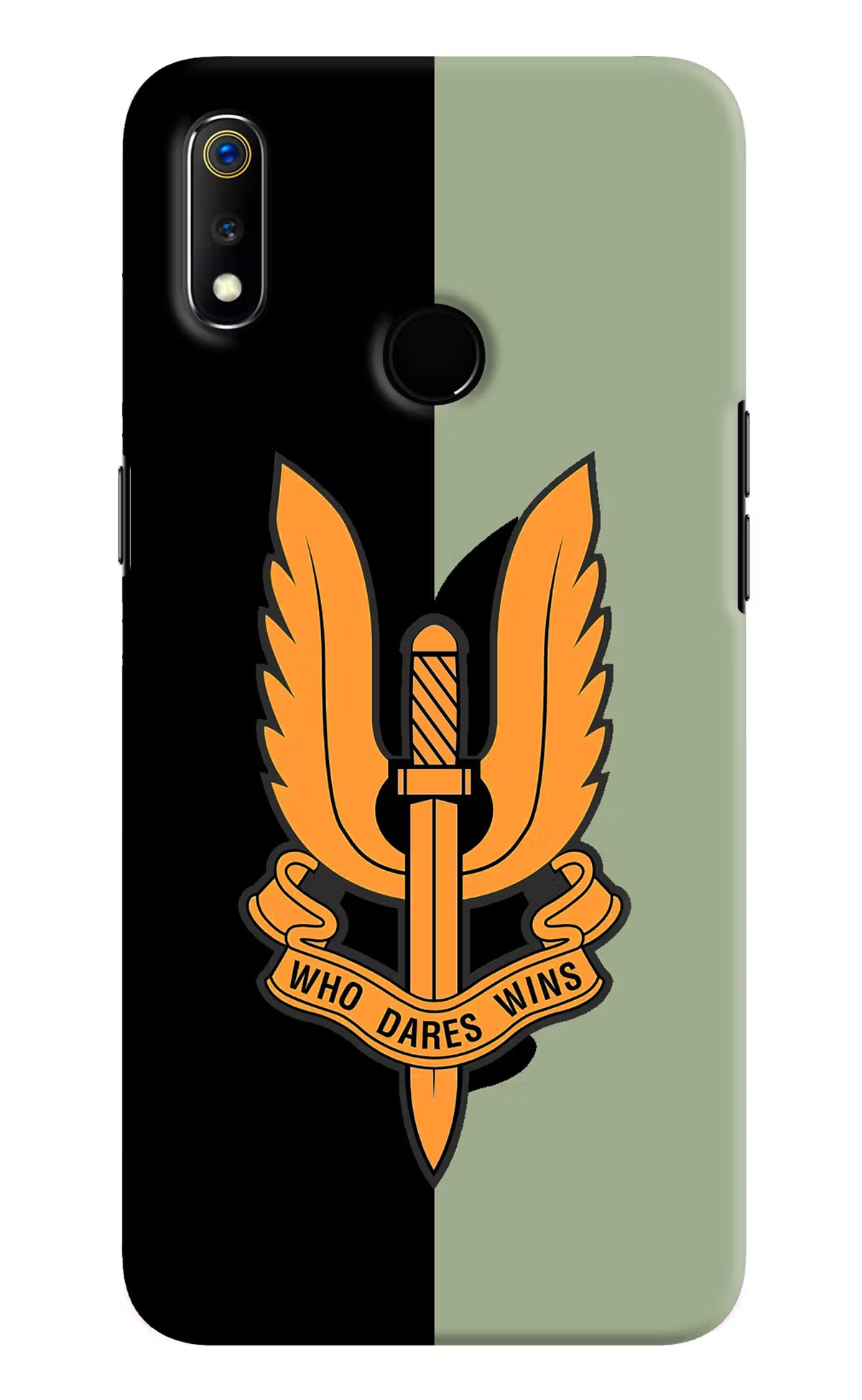 Balidan Logo Realme 3 Hard Case Back Cover by Casekaro