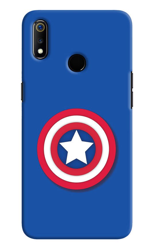 Shield Realme 3 Hard Case Back Cover by Casekaro