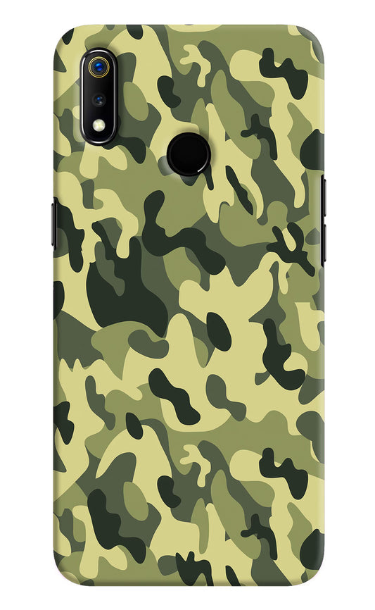Camouflage Realme 3 Hard Case Back Cover by Casekaro