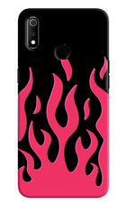 Fire Flames Realme 3 Hard Case Back Cover by Casekaro