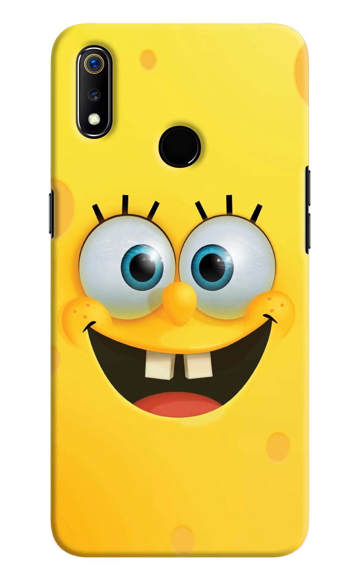 Sponge 1 Realme 3 Hard Case Back Cover by Casekaro