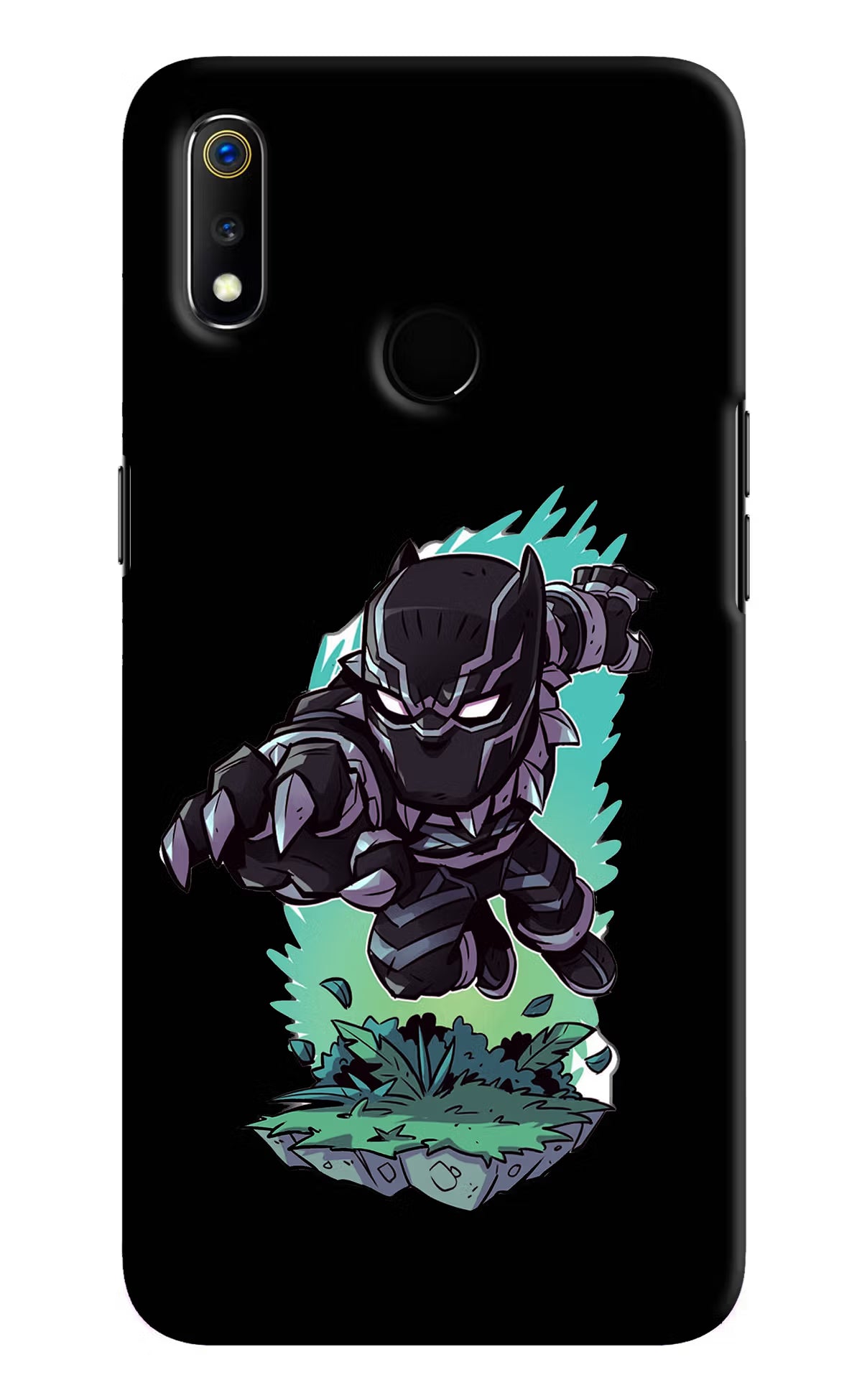 Black Panther Realme 3 Hard Case Back Cover by Casekaro