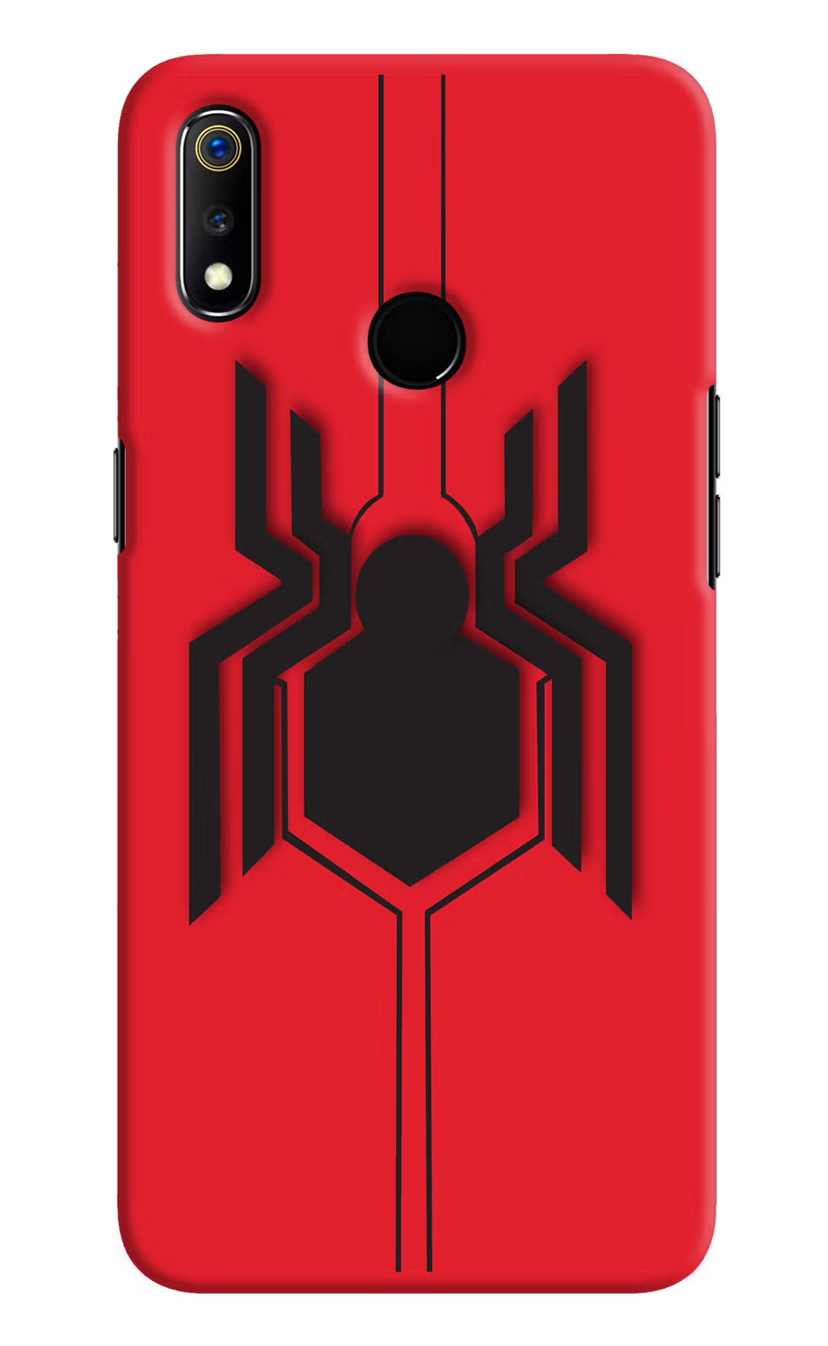 Spider Realme 3 Hard Case Back Cover by Casekaro