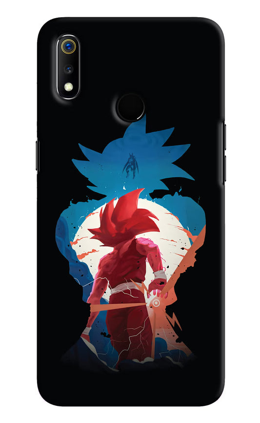 Goku Realme 3 Hard Case Back Cover by Casekaro