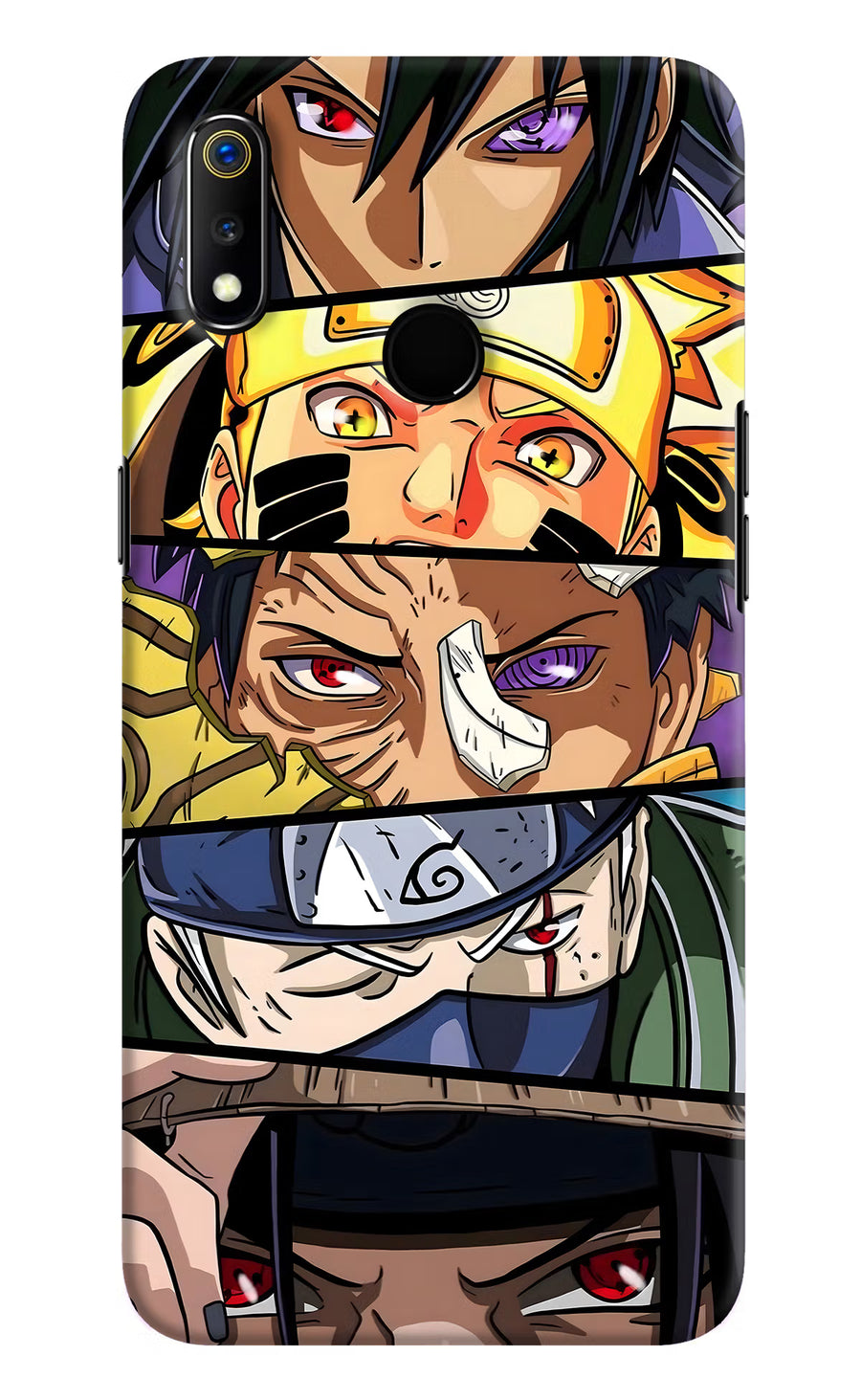 Naruto Character Realme 3 Back Cover, Hard case