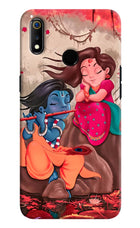 Radhe Krishna Realme 3 Hard Case Back Cover by Casekaro