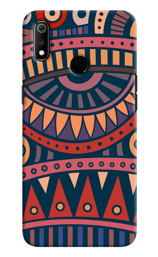 African Culture Design Realme 3 Hard Case Back Cover by Casekaro