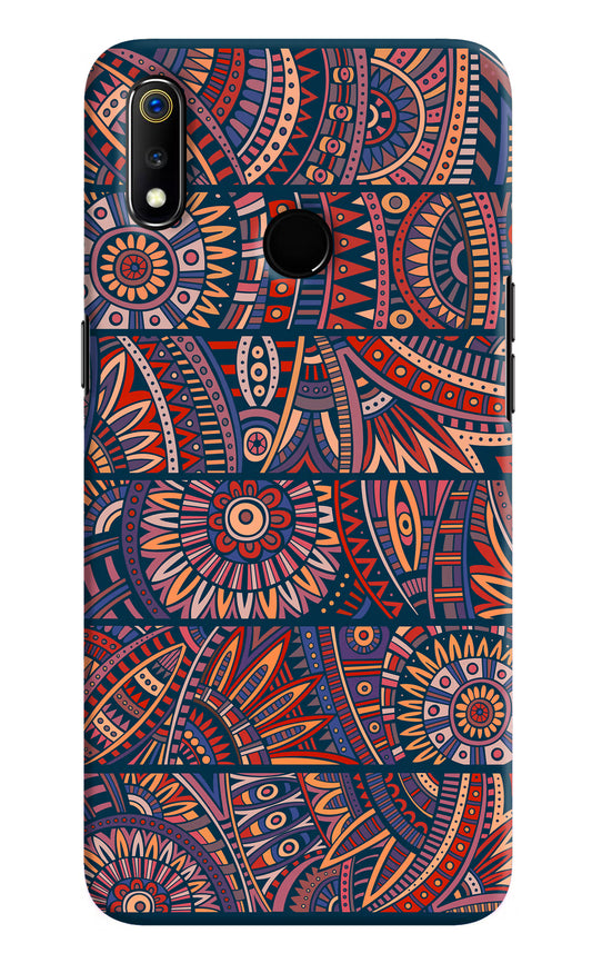 African Culture Design Realme 3 Hard Case Back Cover by Casekaro