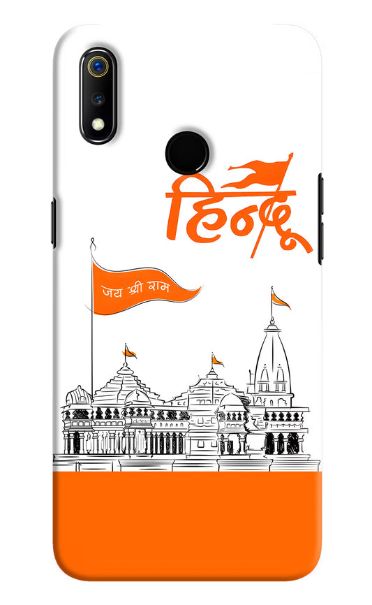 Jai Shree Ram Hindu Realme 3 Hard Case Back Cover by Casekaro