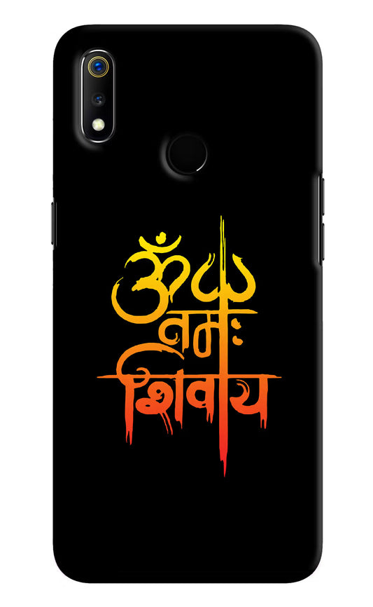 Om Namah Shivay Realme 3 Hard Case Back Cover by Casekaro