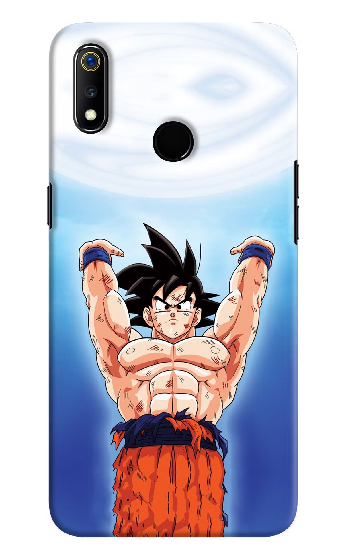 Goku Power Realme 3 Hard Case Back Cover by Casekaro