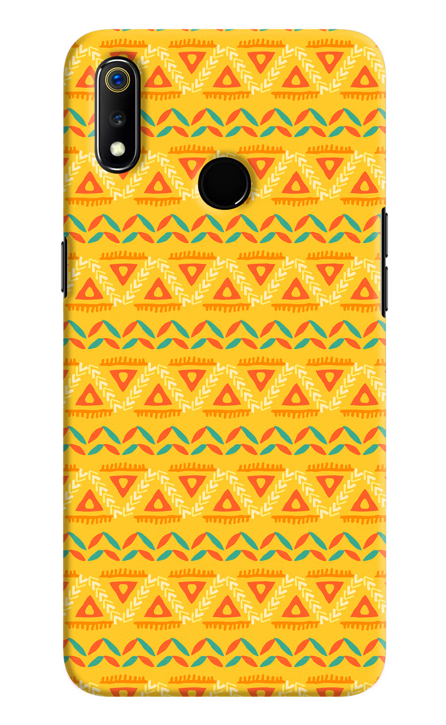Tribal Pattern Realme 3 Back Cover, Hard case