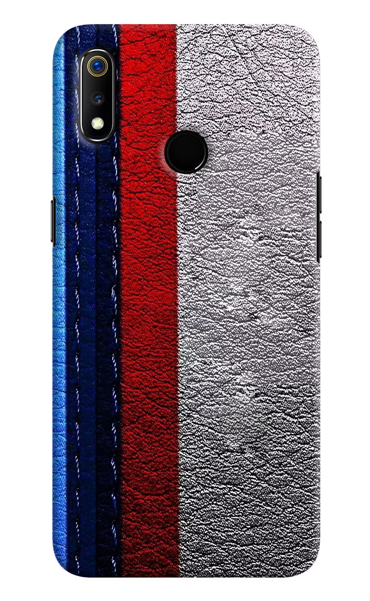 BMW Stripes Realme 3 Hard Case Back Cover by Casekaro