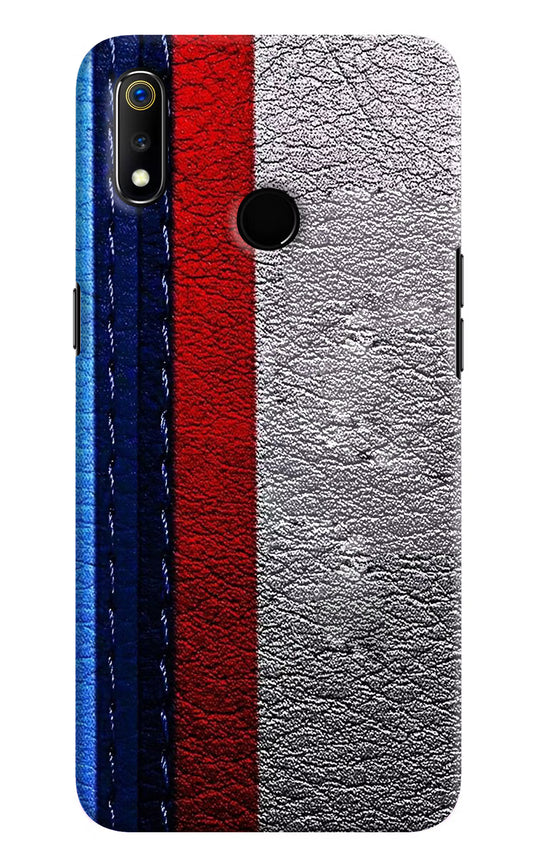 BMW Stripes Realme 3 Hard Case Back Cover by Casekaro