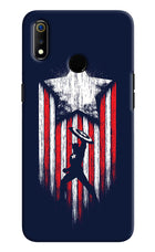 Captain America Marvel Art Realme 3 Hard Case Back Cover by Casekaro