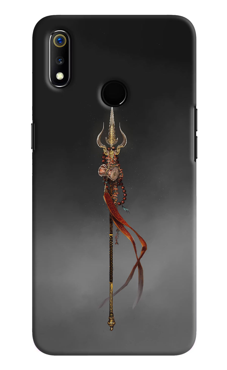 Shiv Trishul Realme 3 Back Cover, Hard case