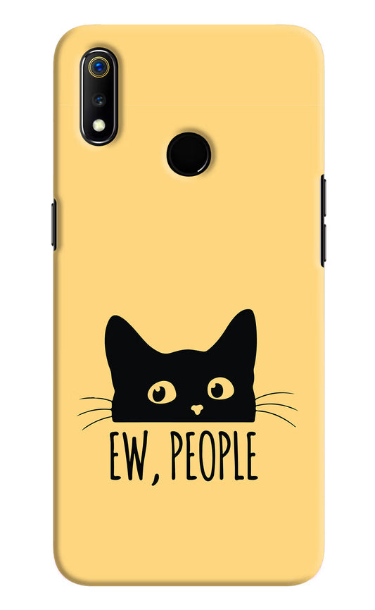 Ew People Catitude Realme 3 Hard Case Back Cover by Casekaro