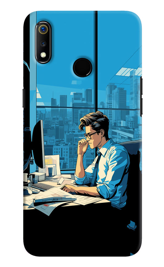 Focused Hustler (AI Generated) Realme 3 Hard Case Back Cover by Casekaro