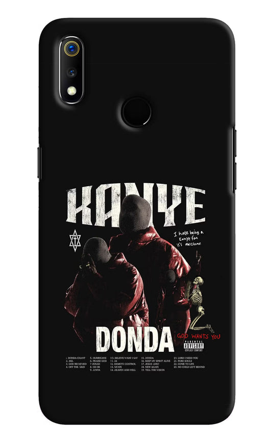 Donda Kanye West Realme 3 Hard Case Back Cover by Casekaro