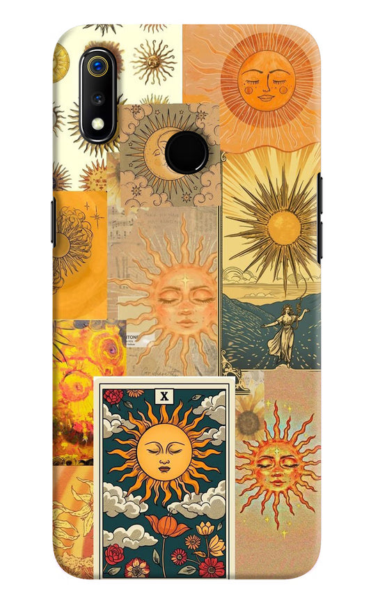 Sun Realme 3 Hard Case Back Cover by Casekaro