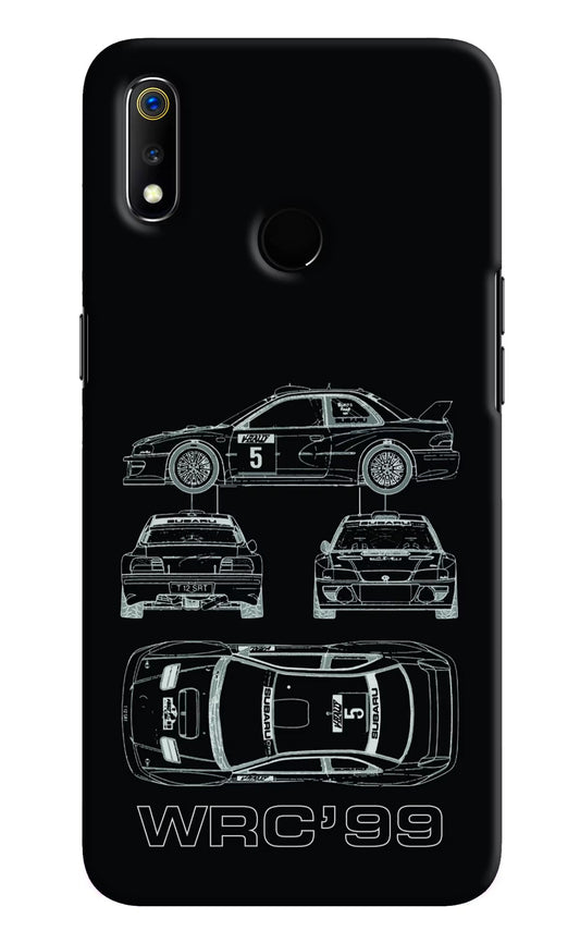 WRC'99 Realme 3 Hard Case Back Cover by Casekaro