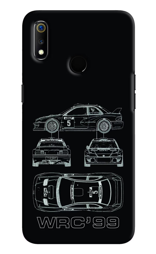 WRC'99 Realme 3 Hard Case Back Cover by Casekaro