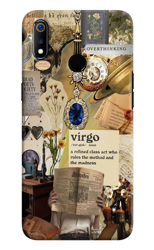 Virgo Zodiac Realme 3 Hard Case Back Cover by Casekaro