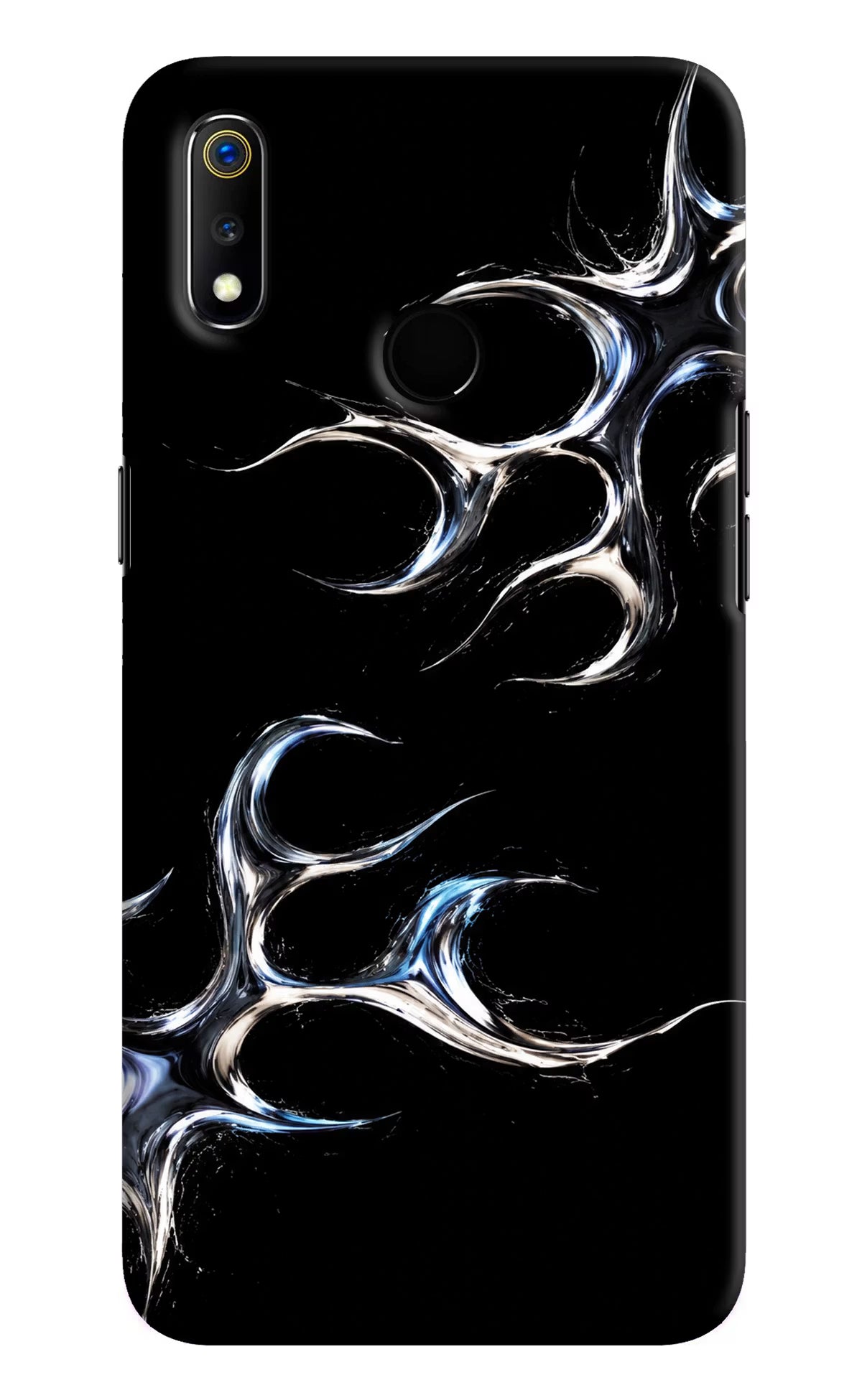 Chrome Tribal Realme 3 Hard Case Back Cover by Casekaro