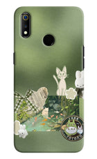 Aesthetic anime Realme 3 Hard Case Back Cover by Casekaro