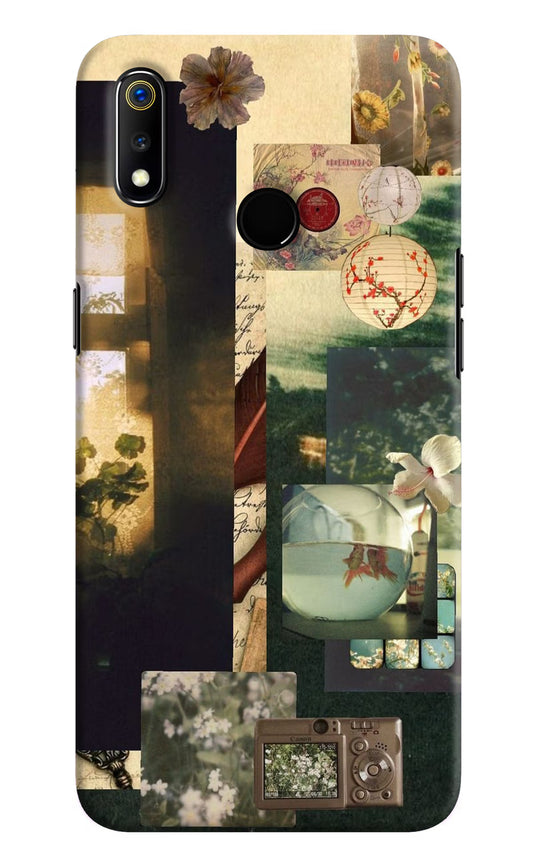 Summer Realme 3 Hard Case Back Cover by Casekaro