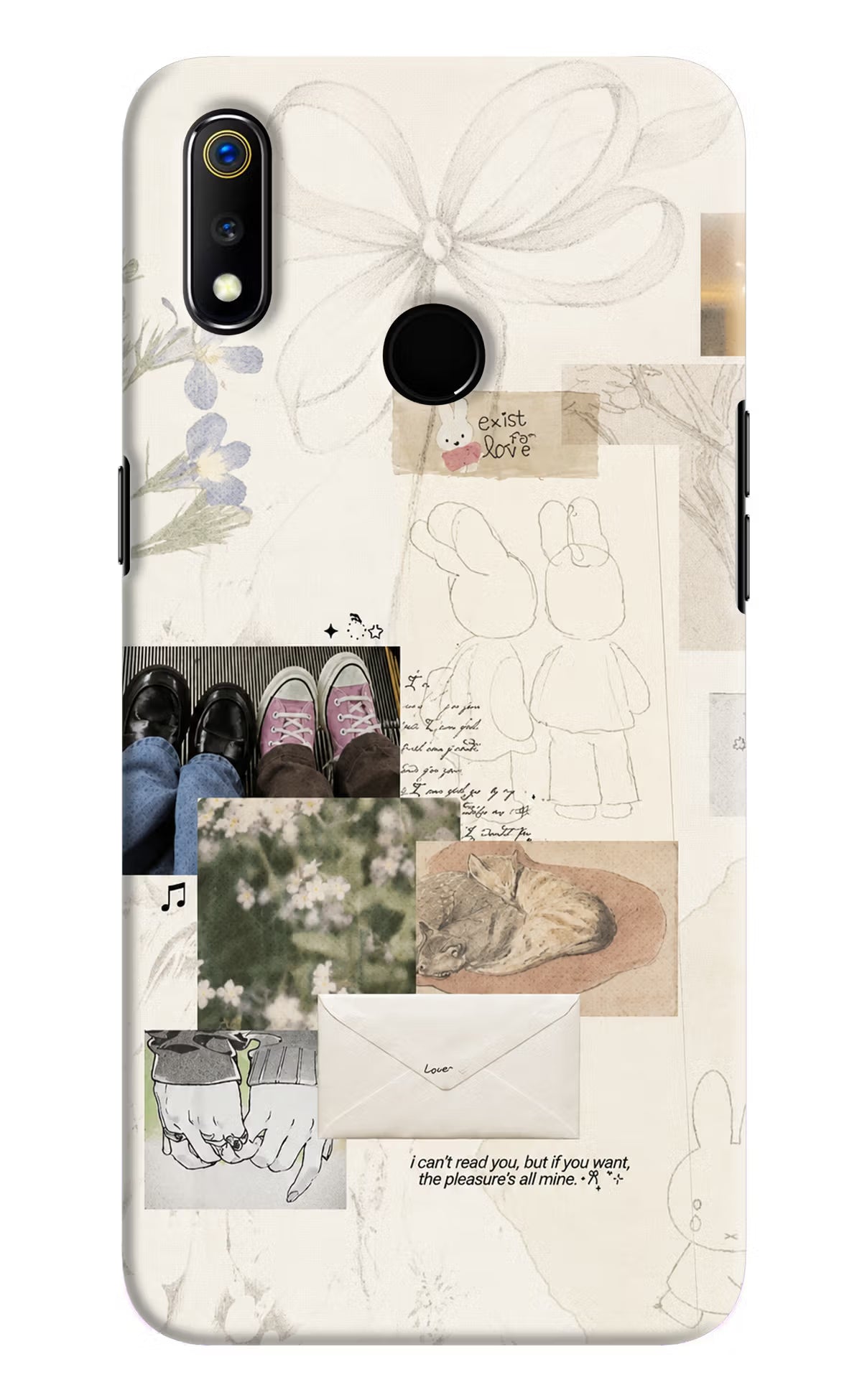 Soft Aesthetic Realme 3 Back Cover