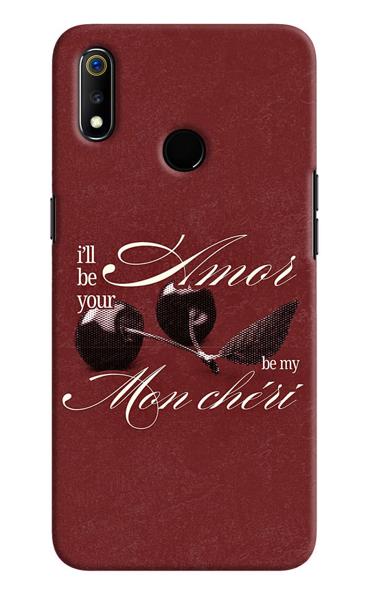 Velvet Cherry Realme 3 Back Cover