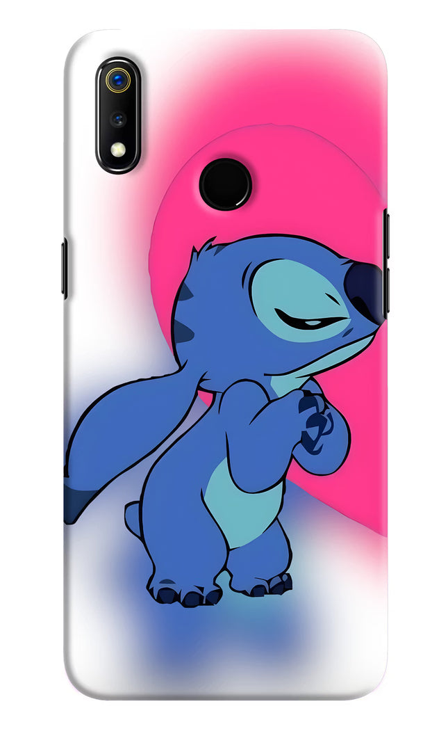 Stitch Hug Realme 3 Hard Case Back Cover by Casekaro