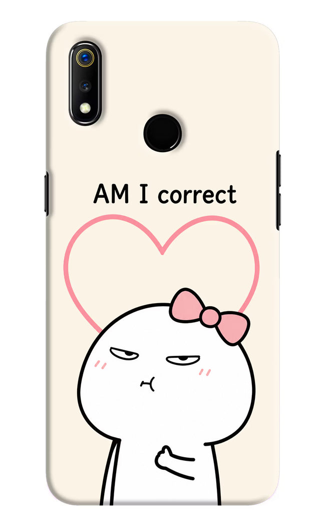 Always Right Realme 3 Hard Case Back Cover by Casekaro