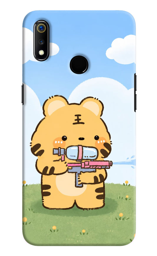 Tiger Treat Realme 3 Back Cover