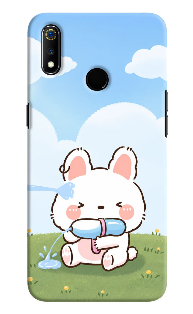 Bunny Treat Realme 3 Hard Case Back Cover by Casekaro