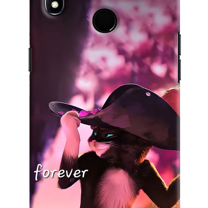 Forever Cat Realme 3 Hard Case Back Cover by Casekaro